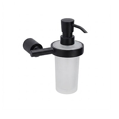 System Banyo Icon Sıvı Sabunluk Siyah (BA1038 006 AL6-C1) - System Banyo