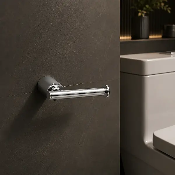 System Icon Tuvalet Kağıtlığı Krom Renk 32x79x159 mm (BA1038 002 CR) - 1