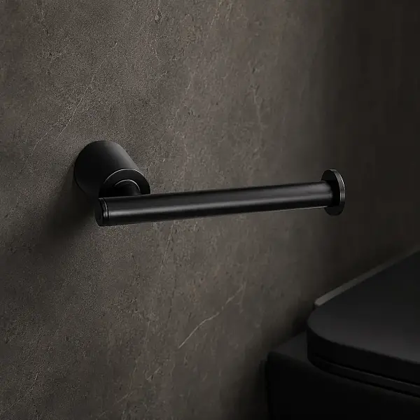 System Banyo Icon Tuvalet Kağıtlığı Siyah Renk 32x79x159 mm (BA1038 002 AL6) - 1