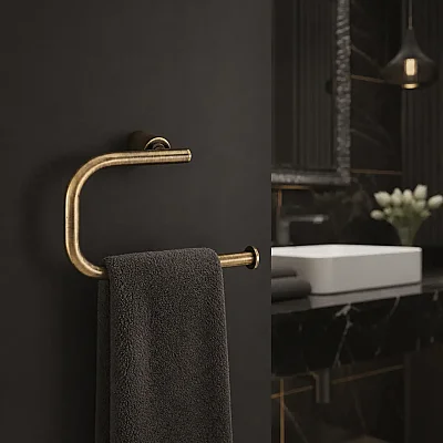 System Banyo Icona Halka Havluluk Antik Renk 32x78x269 mm (BA1037 005 ABM) - 1