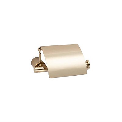 System Banyo Icona Kapaklı Tuvalet Kağıtlığı Gold Renk 85x118x158 mm (BA1037 010 GL) - System Banyo