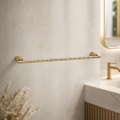 System Banyo Icona Uzun Havluluk Gold Renk 32x73x607 mm (BA1037 014 GL) - 1