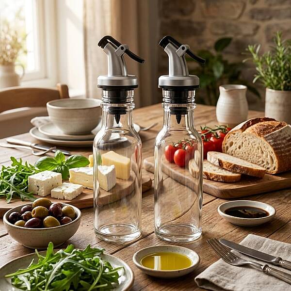 İkili Cam Yağlık Sirkelik Seti 300 Ml (AMZ43) - 2