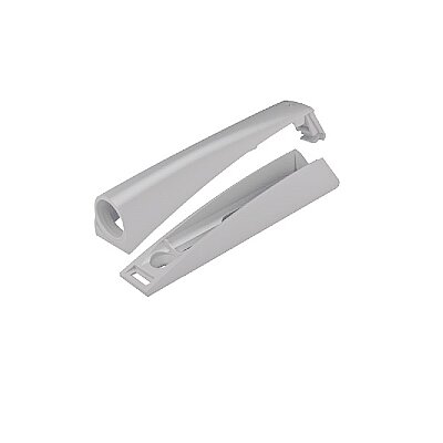 Italiana Ferramenta K-Push Tech 37mm Gri Adaptör Taban ve Kapak Takımı (57025040IJTK) - Italiana Ferramenta (1)