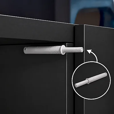 Italiana Ferramenta K-Push Tech Gömme Mıknatıslı Bas-Aç İtici Gri 37mm (57008020IJ) - 1