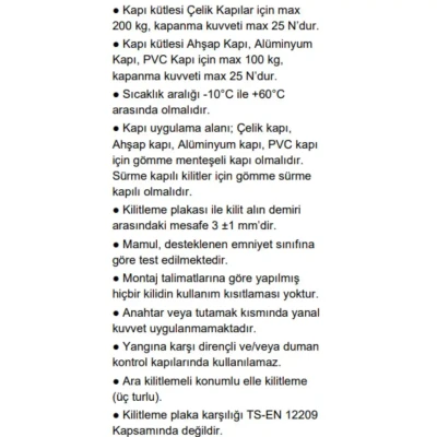 Kale Çelik Kapı Kilidi Champion Kancalı Monoblok 60mm (68mm Silindirli) Yeni Nesil Kilit (292R0000001) - 2