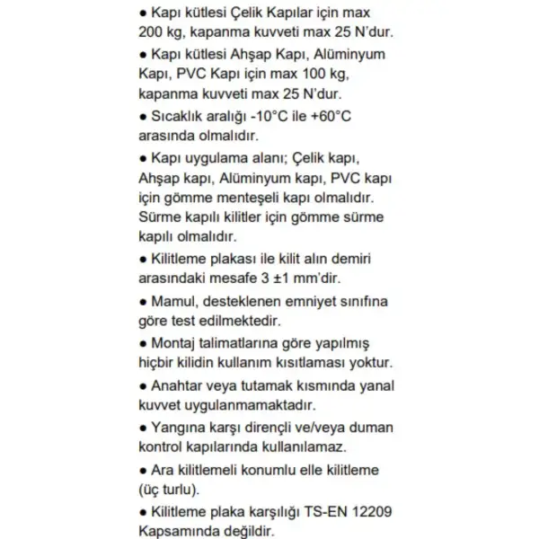 Kale Çelik Kapı Kilidi Champion Kancalı Monoblok 60mm (68mm Silindirli) Yeni Nesil Kilit (292R0000001) - 2