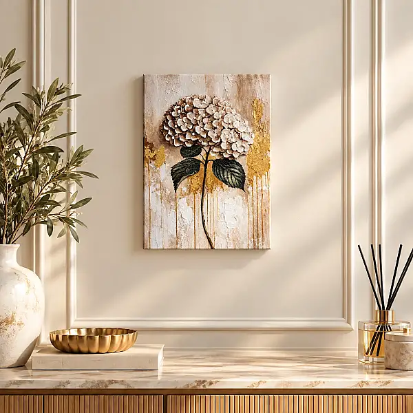 Kanvas Çiçek Dalı Tablo 30x40 cm (KANVAS7) - 1