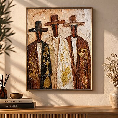 Kanvas İnsan Figürlü Tablo 30x40 cm (KANVAS8) - SESE
