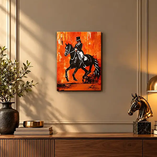 Kanvas Renkli Kovboy Tablo 30x40 cm (KANVAS9) - 1