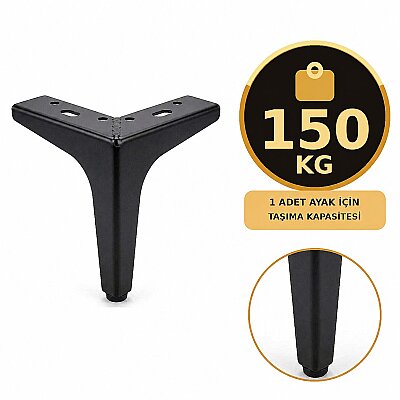 Kapsan Bükümlü Koltuk Ayağı Ham 13 cm (KAX-1047-0130-813) - Kapsan (1)