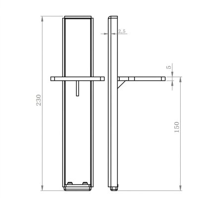 Kapsan Koltuk Ayağı (KAX-7015-0150-B76) - Kapsan (1)