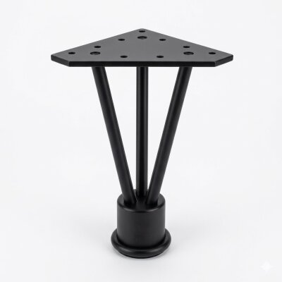 Kapsan Koltuk Ayağı Siyah (KAX-8006-0180-B13) - Kapsan