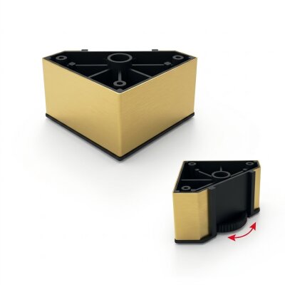 Kapsan Köşegen Plastik Ayarlı Ayak Gold (KBA-9001-0050-I01) - Kapsan