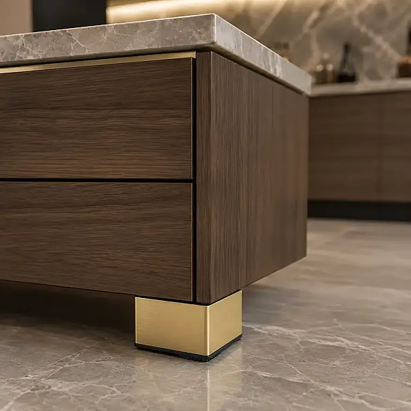 Kapsan Köşegen Plastik Ayarlı Ayak Gold (KBA-9001-0050-I01) - 1