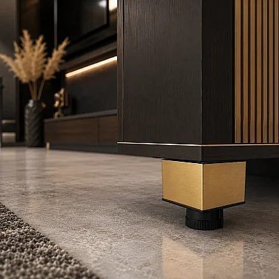 Kapsan Köşegen Plastik Ayarlı Ayak Gold (KBA-9001-0050-I01) - Kapsan (1)