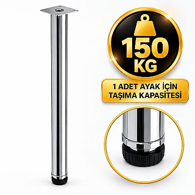 Kapsan Krom Masa Ayağı (MMA-1001-0710-A01) - Kapsan (1)