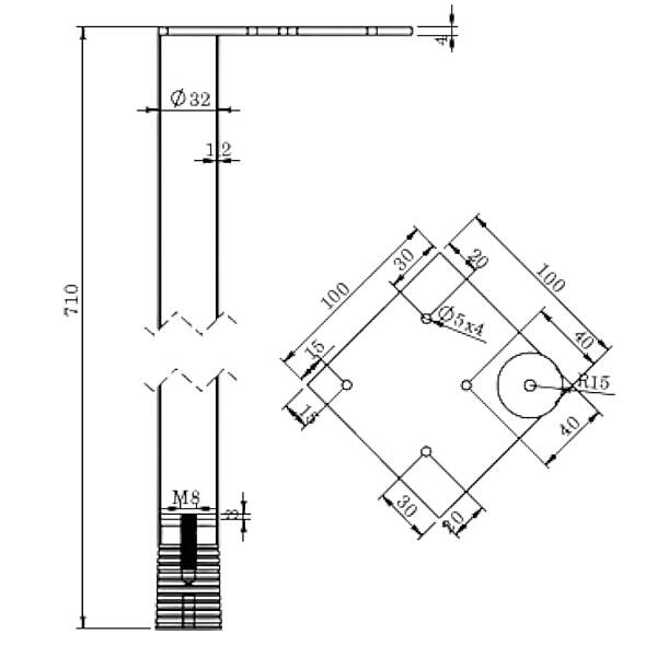 Kapsan Mat Siyah Ayak (KMA-0112-0710-B13-C25) - 2