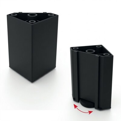 Kapsan Plastik Siyah Ayak 50*50 (KBA-9008-0050-B13) - Kapsan