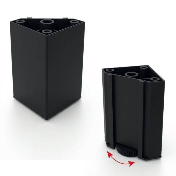 Kapsan Plastik Siyah Ayak 50*50 (KBA-9008-0050-B13) - 1