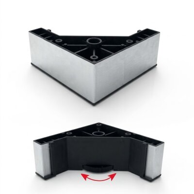 Kapsan Saclı Plastik Ayak 120*120mm (KBA-9004-0050-F52) - Kapsan