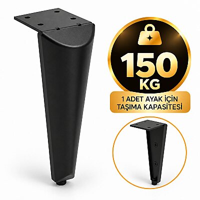 Kapsan Metal Karkaslı Ayak Siyah (KBA-9011-0150-B13) - Kapsan (1)
