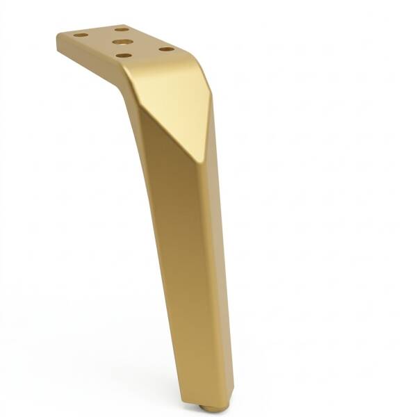 Kapsan Üçgen Formlu Bükümlü Mat Sarı Ayak (KAX-0817-0150-C25) - 1