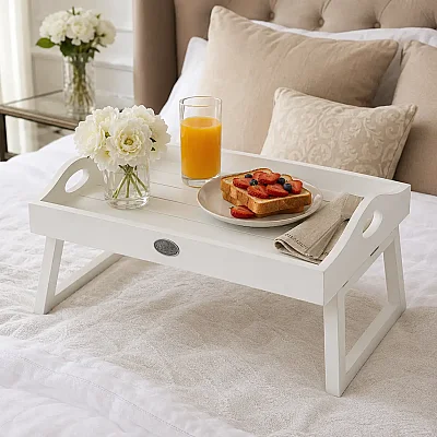 Katlanabilir Ahşap Servis Tepsisi 30*20*18 cm (AK.JFHZ1930530) - 3