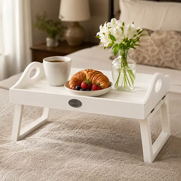 Katlanabilir Ahşap Servis Tepsisi 30*20*18 cm (AK.JFHZ1930530) - 5