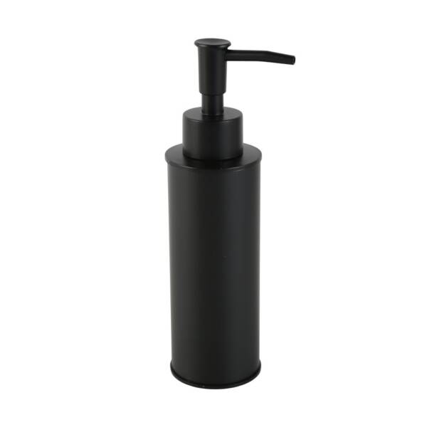 Vitale Tezgah Üstü Yuvarlak Sıvı Sabunluk Mat Siyah Renk (KBW-621MB) - 1