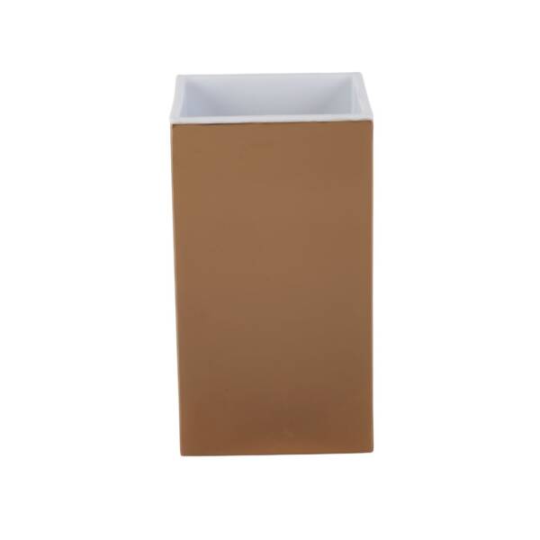 Vitale Tezgah Üstü Kare Diş Fırçalık Bakır Renk (KBW-637RS) - 1