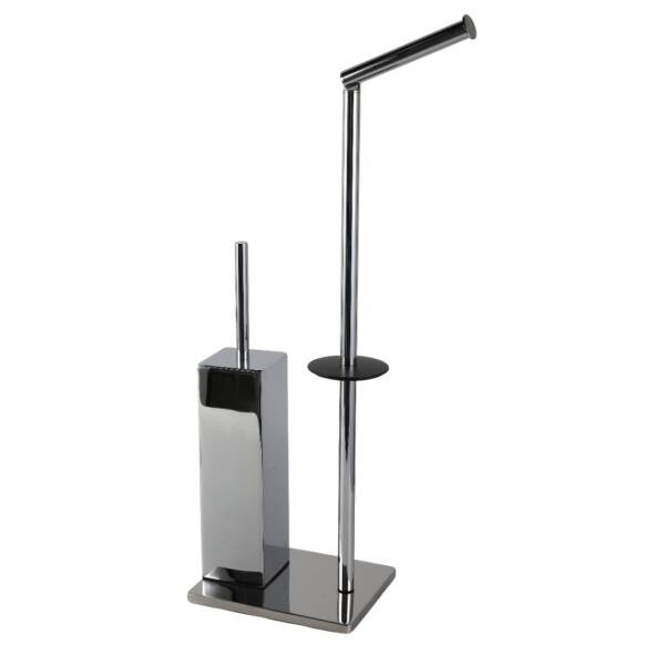 Vitale Hareketli Wc Set Kare Yerden Krom Renk (KBW-871CR) - 1