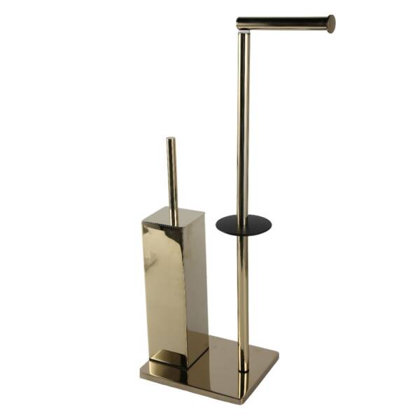 Vitale Hareketli Wc Set Kare Yerden Gold Renk (KBW-871GL) - 1