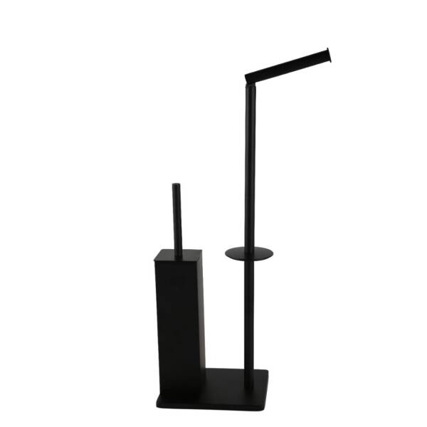 Vitale Hareketli Wc Set Kare Yerden Mat Siyah (KBW-871MB) - 1