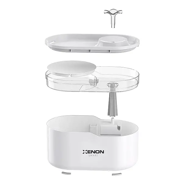 Kedi Su Pınarı | Ultra Sessiz, Wifi, Akıllı, Otomatik, Su Çeşmesi (Şeffaf - X8650_M0) - 3