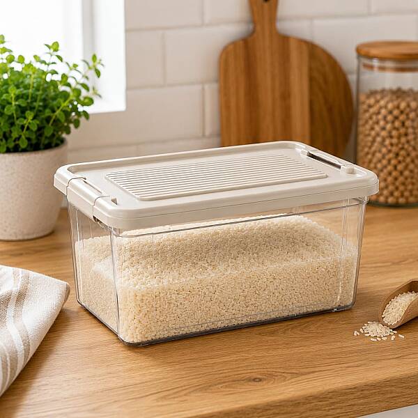 Kilitli Saklama Kabı Şeffaf 5 Litre Plastik - 2