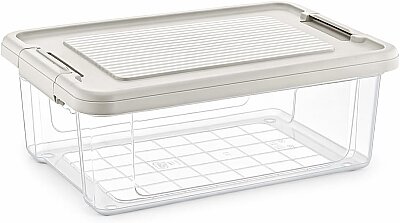 Kilitli Saklama Kabı Şeffaf Organizer 12 Litre (AMZ18) - 7