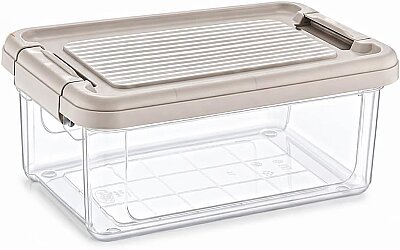 Kilitli Saklama Kabı Şeffaf Organizer 2,5 Litre (AMZ21) - 8