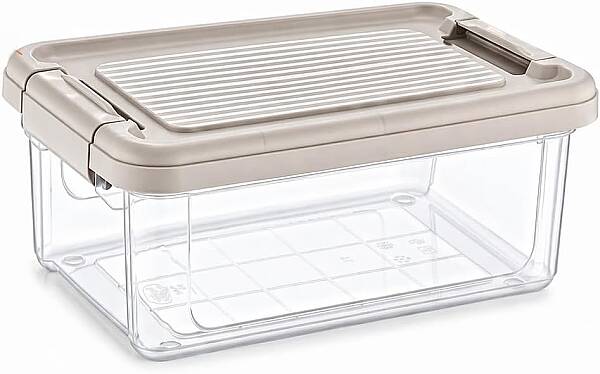 Kilitli Saklama Kabı Şeffaf Organizer 2,5 Litre (AMZ21) - 8
