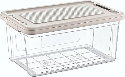 Kilitli Saklama Kabı Şeffaf Organizer 9 Litre (AMZ20) - 7
