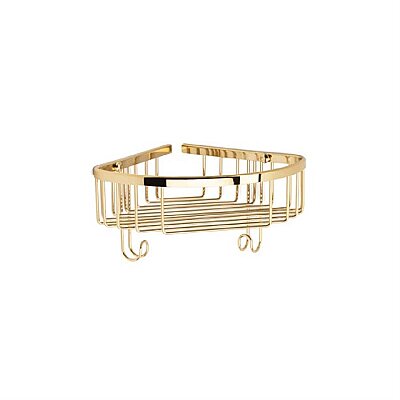 System Banyo Köşe Tekli Duş Rafı Altın Renk 25 cm (BA3014 043 GL) - System Banyo