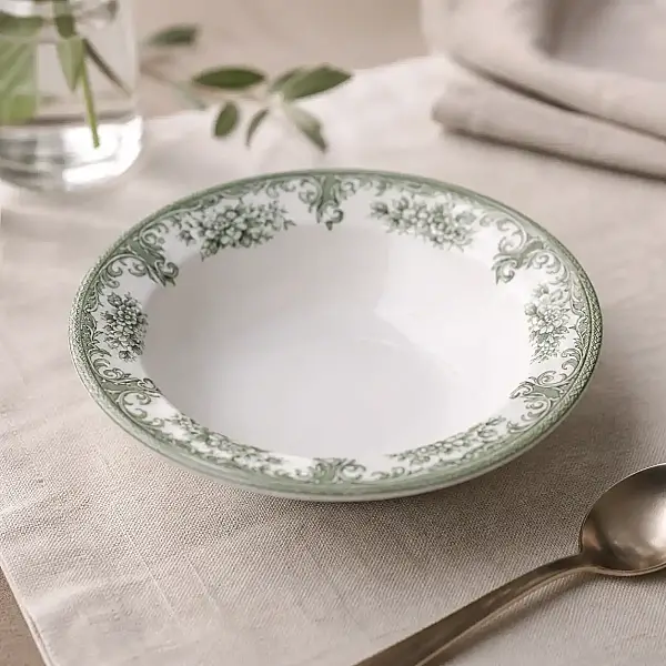 Kosova -296 24 Parça Yemek Takımı (Green Rosabella) (POR-0037) - 5