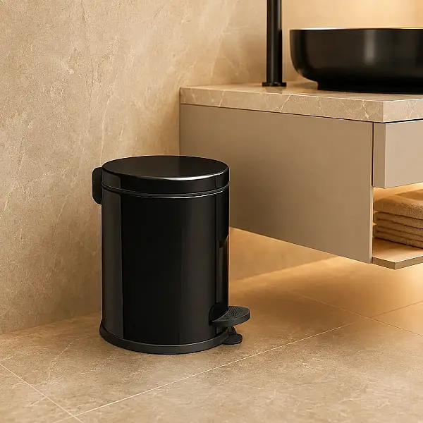 Kosova 5 L Çöp Kovası Siyah Renk (VNK-0031) - 1