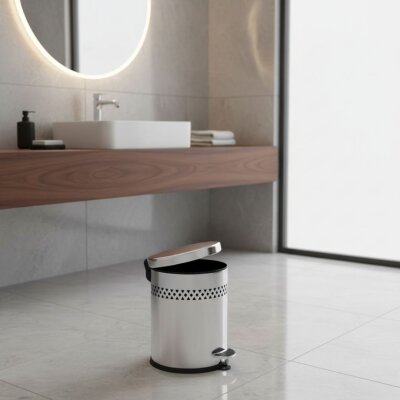 Kosova 5 L Pedallı Delikli Çöp Kovası 430 (VNK-0011) - Kosova