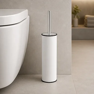 Kosova WC Banyo Klozet Fırçası Beyaz Renk (VNK-0023) - 1