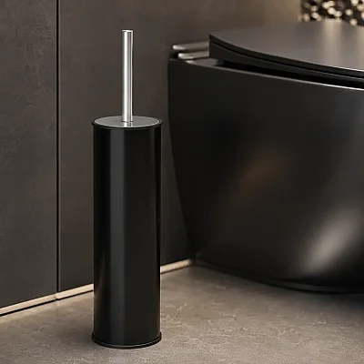 Kosova WC Banyo Klozet Fırçası Siyah Renk (VNK-0033) - 1