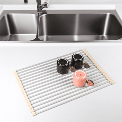 Kosova Alüminyum Bulaşık Matı Sılver 520*330*10 (Vın-24) - Kosova