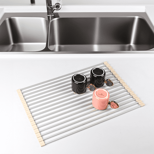 Kosova Alüminyum Bulaşık Matı Sılver 520*330*10 (Vın-24) - 1