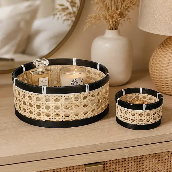 Küçük Rattan Tepsi (AK.JJ0005/1) - 2