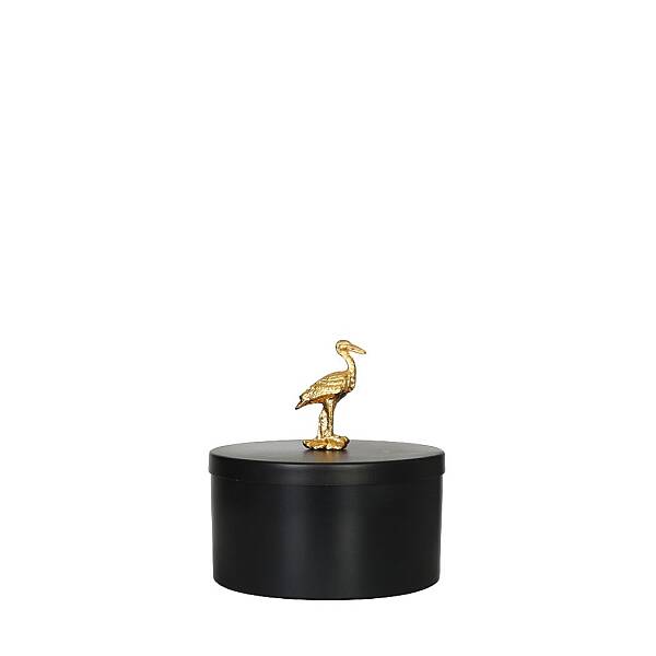 Kuşlu Dekoratif Kutu Siyah/Gold 15*8 cm (AK.JA0088) - 2